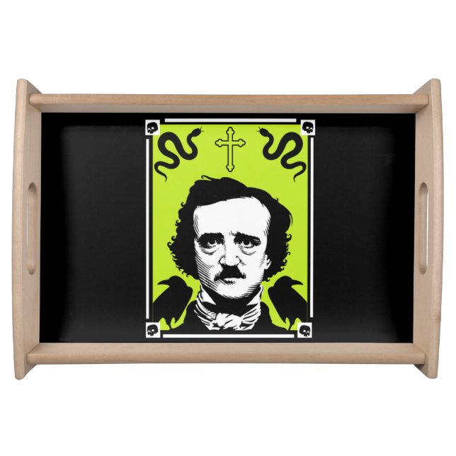 Edgar Allan Poe Anniversary January 19     Serving Tray (Front)