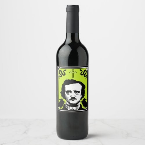 Edgar Allan Poe Anniversary January 19   Wine Label