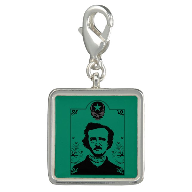 Edgar Allan Poe Art Charm (Front)