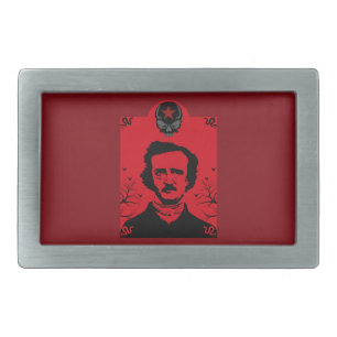 Edgar Allan Poe Art Gift Belt Buckle