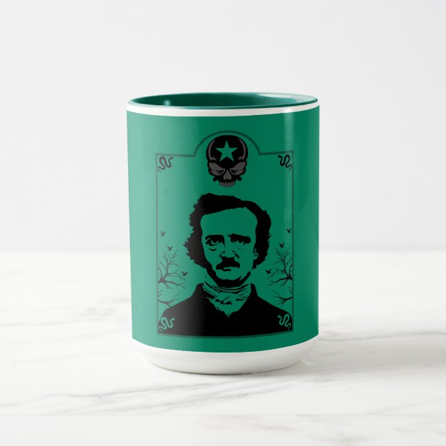 Edgar Allan Poe Art Mug (Center)