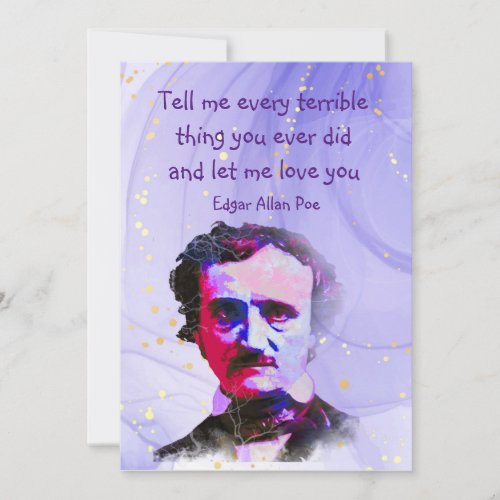 Edgar Allan Poe Author Writer Poet Love Quote 
