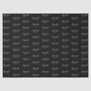Edgar Allan Poe Autograph Signature Black Tissue Paper