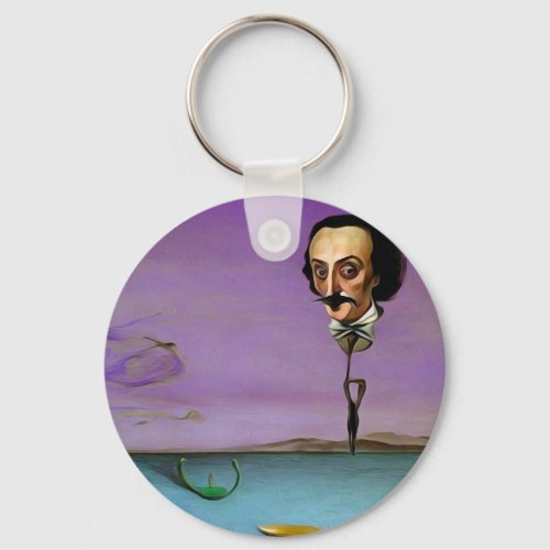 Edgar Allan Poe Balloon Keychain
