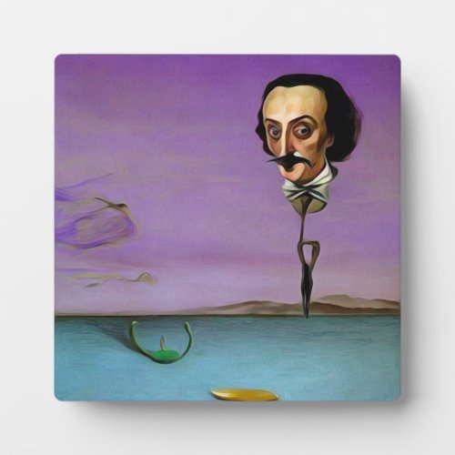 Edgar Allan Poe Balloon Plaque