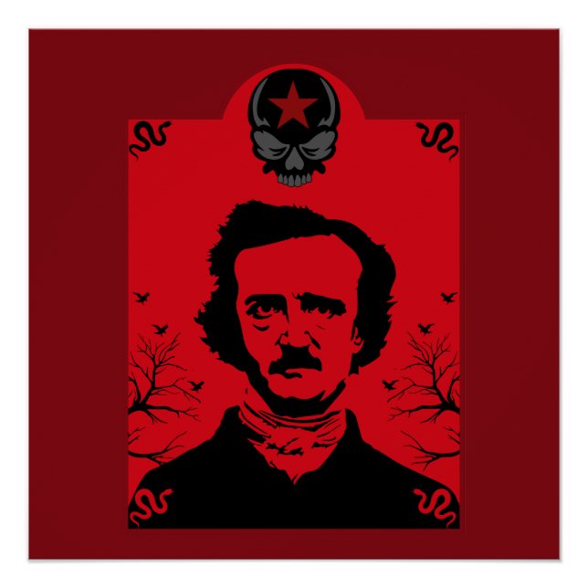 Edgar Allan Poe Black Raven Poster (Front)
