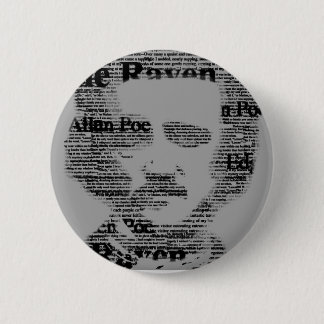 Edgar Allan Poe Bottom Pinback Button