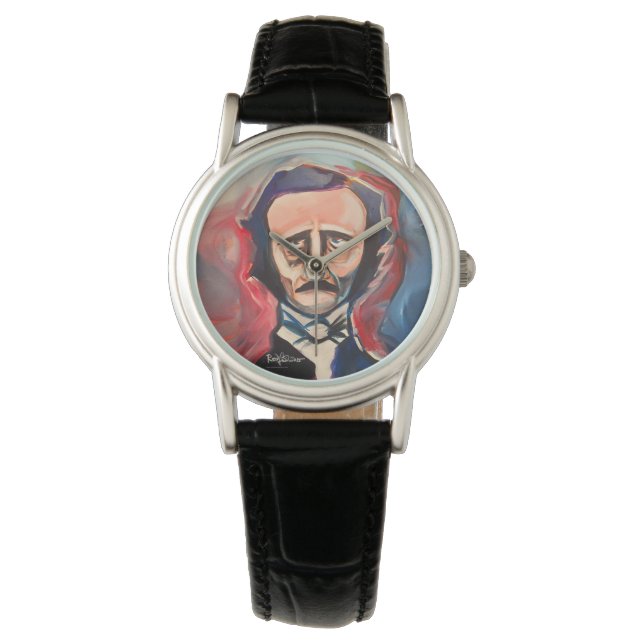 Edgar Allan Poe by Mark Redfield Women's Watch (Front)