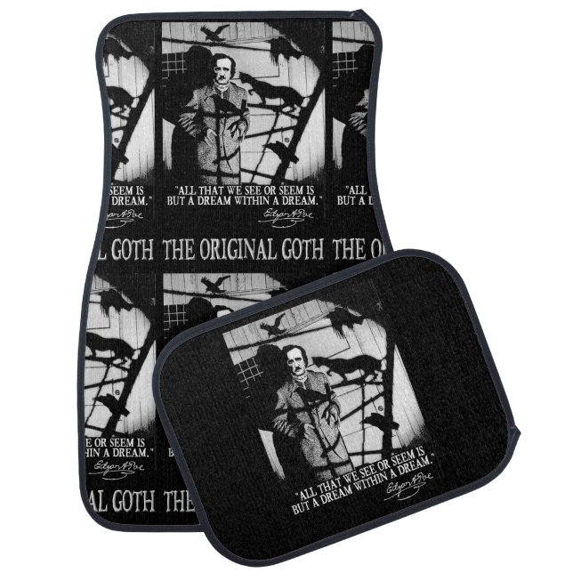 EDGAR ALLAN POE CAR MAT (Set)