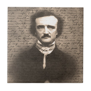Edgar Allan Poe Ceramic Tile