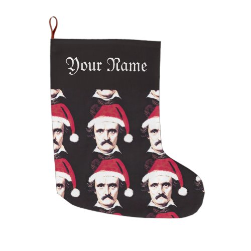 Edgar Allan Poe Christmas Stocking _ Personalised