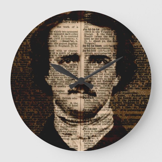 Edgar Allan Poe Clock (Front)