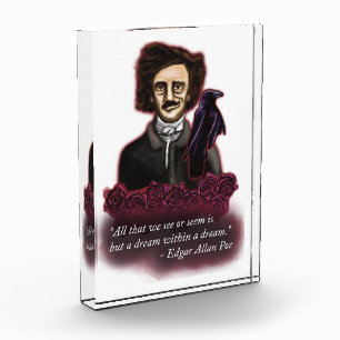 Edgar Allan Poe, Dark Academia Photo Block