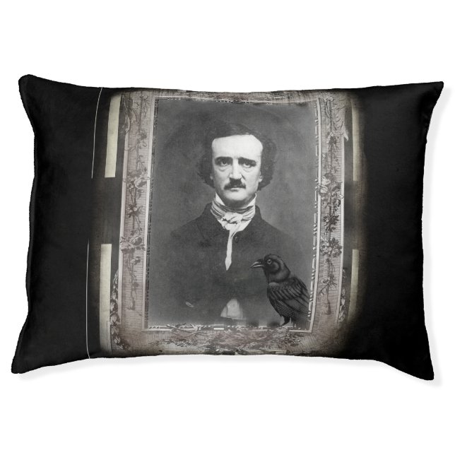 Edgar Allan Poe, dog lovers Pet Bed (Front)