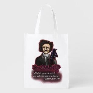 Edgar Allan Poe, Dream Within a Dream Grocery Bag