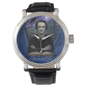 Edgar Allan Poe Gothic Raven Art Watch