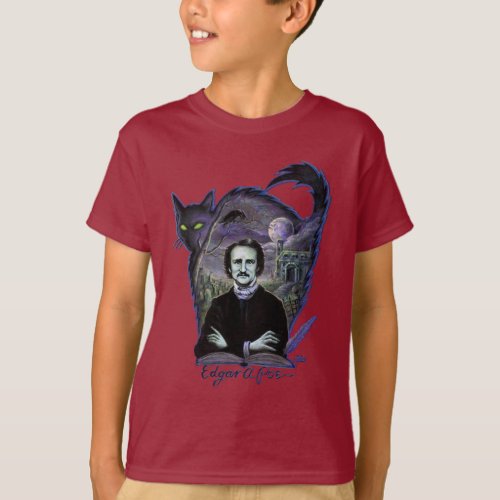 Edgar Allan Poe Gothic T_Shirt