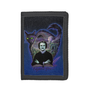 Edgar Allan Poe Gothic Tri-fold Wallet