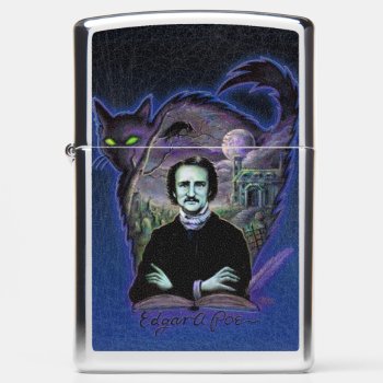 Edgar Allan Poe Gothic Zippo Lighter by themonsterstore at Zazzle