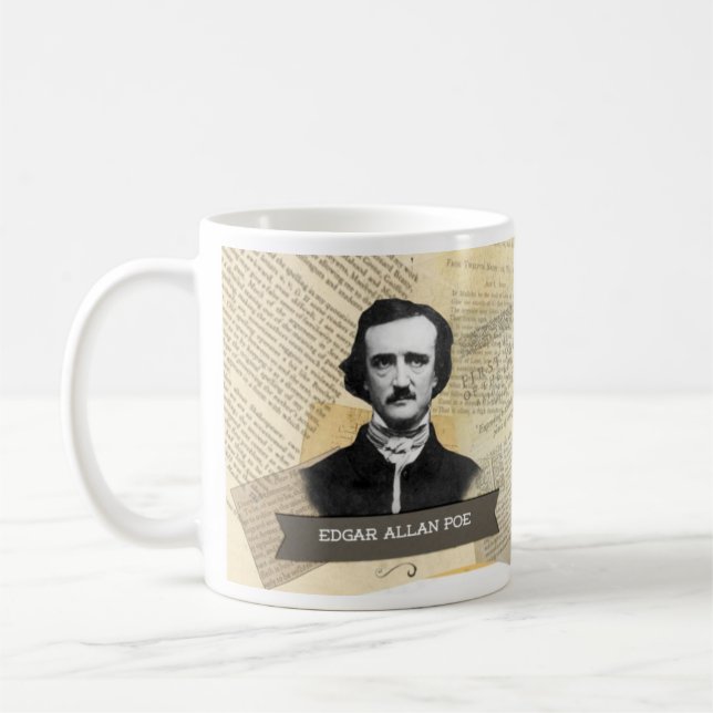 Edgar Allan Poe Historical Mug (Left)