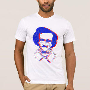 Edgar Allan Poe in 3D T-Shirt