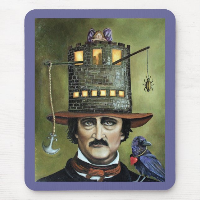 Edgar Allan Poe Mouse Pad (Front)