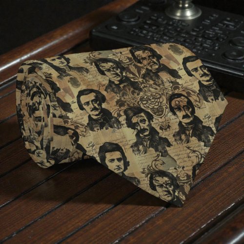Edgar Allan Poe Necktie Tie