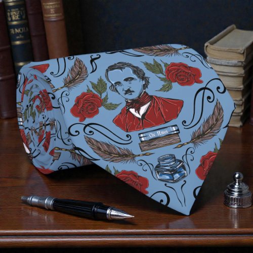 Edgar Allan Poe Necktie Tie