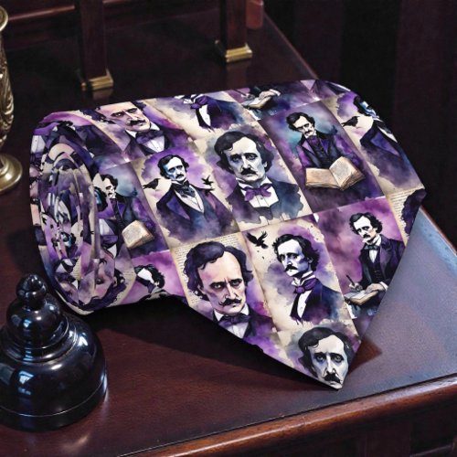 Edgar Allan Poe Necktie Tie