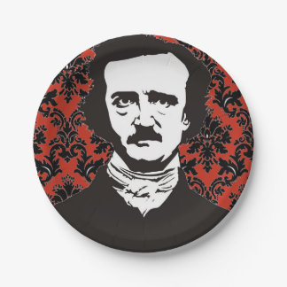 Edgar Allan Poe Paper Plate
