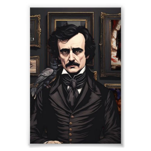 Edgar Allan Poe Photo Print