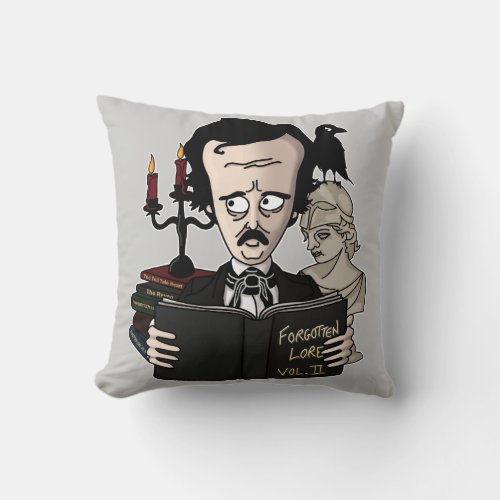 Edgar Allan Poe Pillow
