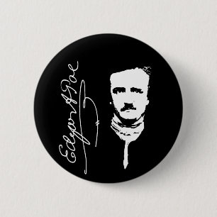 Edgar Allan Poe Pinback Button