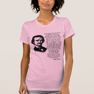 Edgar Allan Poe Poem ALONE T-Shirt