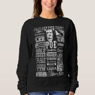 Edgar Allan Poe Poems Quotes Raven Literature Sweatshirt