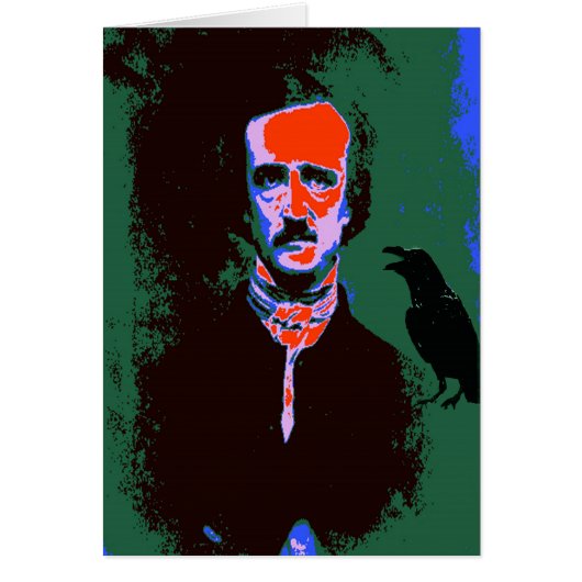 Edgar Allan Poe Pop Art Cards (Front)