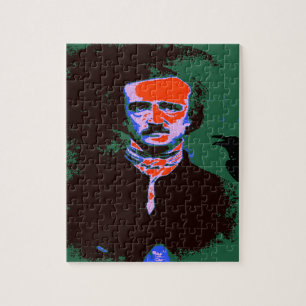 Edgar Allan Poe Pop Art Jigsaw Puzzle