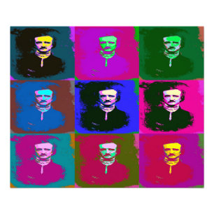 Edgar Allan Poe Pop Art Photo Print