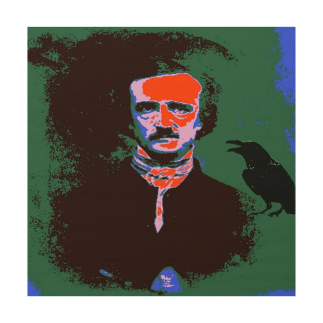 Edgar Allan Poe Pop Art Portrait (Front)