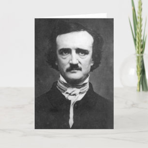 Edgar Allan Poe Portrait Card