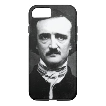 Edgar Allan Poe Portrait Iphone 8/7 Case by GothFashion at Zazzle