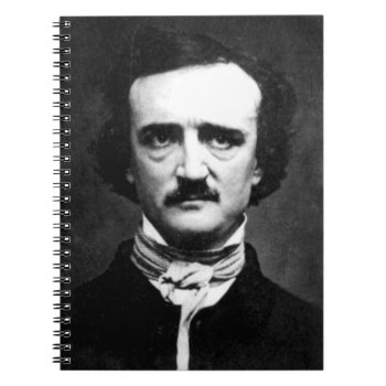 Edgar Allan Poe Portrait Notebook by GothFashion at Zazzle