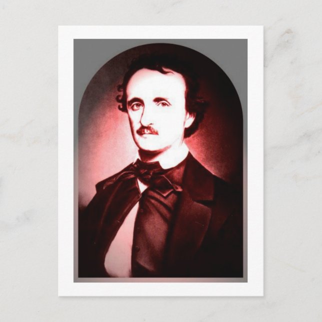 Edgar Allan Poe post card one (Front)
