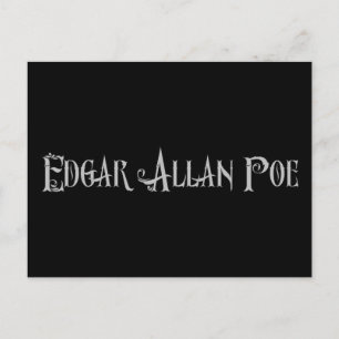 Edgar Allan Poe Postcard