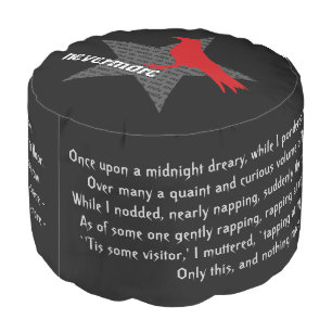 Edgar Allan Poe Pouf