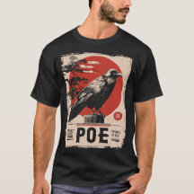 Edgar Allan Poe Raven Gothic Literature Design