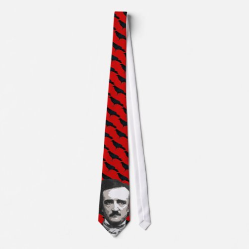 Edgar Allan Poe Raven tie