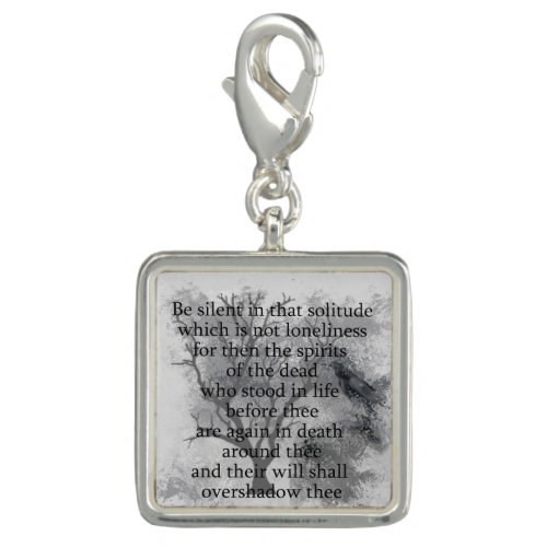 Edgar Allan Poe Spirits of the Dead Halloween Poem Charm