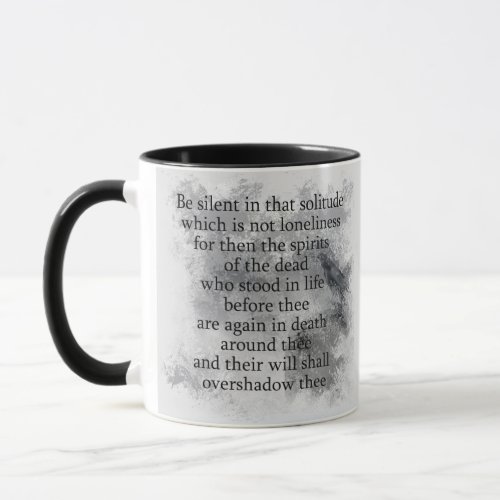 Edgar Allan Poe Spirits of the Dead Halloween Poem Mug