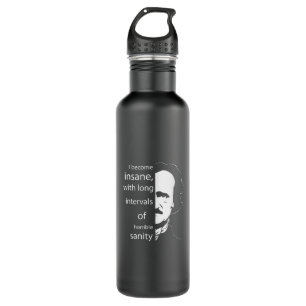 Edgar Allan Poe Stainless Steel Water Bottle